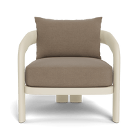 Chloe Aluminum Lounge Chair | Aluminum Bone, Panama Coco,