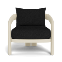 Chloe Aluminum Lounge Chair | Aluminum Bone, Pebble Charcoal,