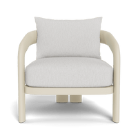 Chloe Aluminum Lounge Chair | Aluminum Bone, Pebble Cloud,