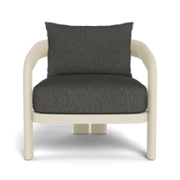 Chloe Aluminum Lounge Chair | Aluminum Bone, Pebble Smoke,