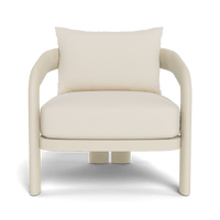 Chloe Aluminum Lounge Chair | Aluminum Bone, Siesta Ivory,