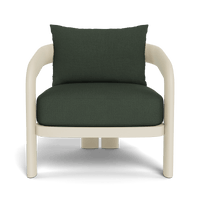 Chloe Aluminum Lounge Chair | Aluminum Bone, Sorrento Moss,
