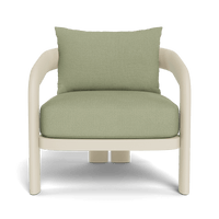 Chloe Aluminum Lounge Chair | Aluminum Bone, Sorrento Pistachio,