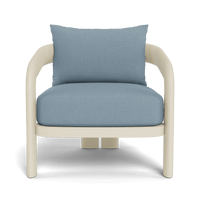 Chloe Aluminum Lounge Chair | Aluminum Bone, Sorrento Sky,