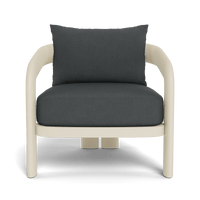 Chloe Aluminum Lounge Chair | Aluminum Bone, Sorrento Slate,