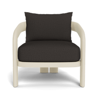 Chloe Aluminum Lounge Chair | Aluminum Bone, Stirling Flint,