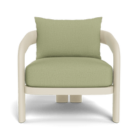 Chloe Aluminum Lounge Chair | Aluminum Bone, Stirling Sage,
