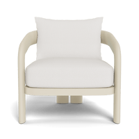 Chloe Aluminum Lounge Chair | Aluminum Bone, Stirling Salt,