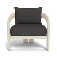 Chloe Aluminum Lounge Chair | Aluminum Bone, Stirling Shadow,