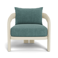 Chloe Aluminum Lounge Chair | Aluminum Bone, Vela Dune,