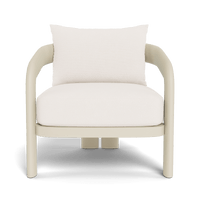 Chloe Aluminum Lounge Chair | Aluminum Bone, Vela Pearl,