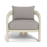 Chloe Aluminum Lounge Chair | Aluminum Bone, Vela Silver,