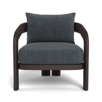 Chloe Aluminum Lounge Chair | Aluminum Bronze, Altona Slate,