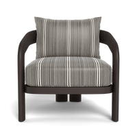 Chloe Aluminum Lounge Chair | Aluminum Bronze, Bateau Classic,