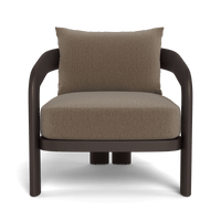 Chloe Aluminum Lounge Chair | Aluminum Bronze, Marley Mink,
