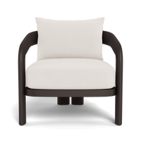 Chloe Aluminum Lounge Chair | Aluminum Bronze, Marley Snow,