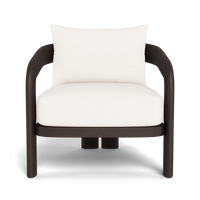 Chloe Aluminum Lounge Chair | Aluminum Bronze, Panama Blanco,