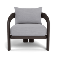 Chloe Aluminum Lounge Chair | Aluminum Bronze, Panama Cloud,