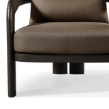 Chloe Aluminum Lounge Chair | Aluminum Bronze, Panama Coco,