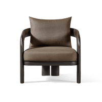 Chloe Aluminum Lounge Chair | Aluminum Bronze, Panama Coco,