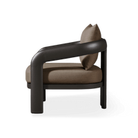 Chloe Aluminum Lounge Chair | Aluminum Bronze, Panama Coco,
