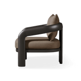 Chloe Aluminum Lounge Chair | Aluminum Bronze, Panama Coco,