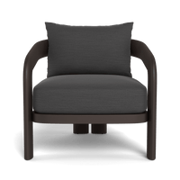Chloe Aluminum Lounge Chair | Aluminum Bronze, Panama Grafito,