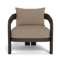 Chloe Aluminum Lounge Chair | Aluminum Bronze, Pebble Camel,
