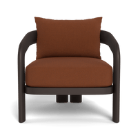 Chloe Aluminum Lounge Chair | Aluminum Bronze, Sorrento Rust,