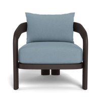 Chloe Aluminum Lounge Chair | Aluminum Bronze, Sorrento Sky,