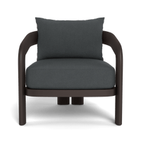 Chloe Aluminum Lounge Chair | Aluminum Bronze, Sorrento Slate,