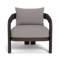 Chloe Aluminum Lounge Chair | Aluminum Bronze, Sorrento Stone,