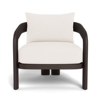 Chloe Aluminum Lounge Chair | Aluminum Bronze, Vela Pearl,