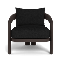 Chloe Aluminum Lounge Chair | Aluminum Bronze, Pebble Charcoal,