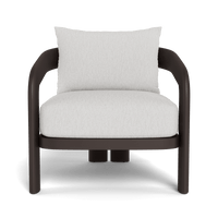 Chloe Aluminum Lounge Chair | Aluminum Bronze, Pebble Cloud,