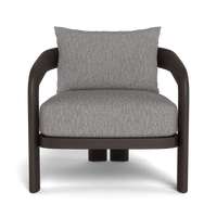 Chloe Aluminum Lounge Chair | Aluminum Bronze, Pebble Fog,