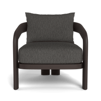 Chloe Aluminum Lounge Chair | Aluminum Bronze, Pebble Smoke,
