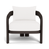 Chloe Aluminum Lounge Chair | Aluminum Bronze, Pebble White,