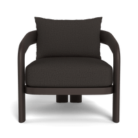 Chloe Aluminum Lounge Chair | Aluminum Bronze, Stirling Flint,