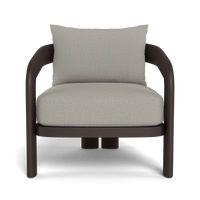 Chloe Aluminum Lounge Chair | Aluminum Bronze, Stirling Fog,
