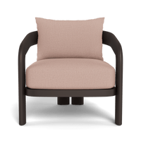 Chloe Aluminum Lounge Chair | Aluminum Bronze, Stirling Powder,