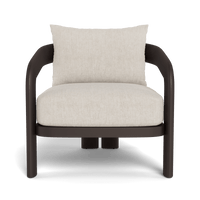 Chloe Aluminum Lounge Chair | Aluminum Bronze, Stirling Sanddollar,