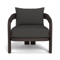 Chloe Aluminum Lounge Chair | Aluminum Bronze, Stirling Shadow,