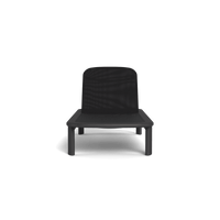 Chloe Aluminum Mesh Sun Lounge | Aluminum Asteroid, Batyline Black,