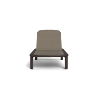 Chloe Aluminum Mesh Sun Lounge | Aluminum Bronze, Batyline Taupe,