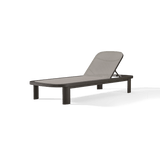 Chloe Aluminum Mesh Sun Lounge | Aluminum Bronze, Batyline Taupe,