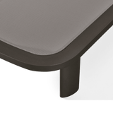 Chloe Aluminum Mesh Sun Lounge | Aluminum Bronze, Batyline Taupe,