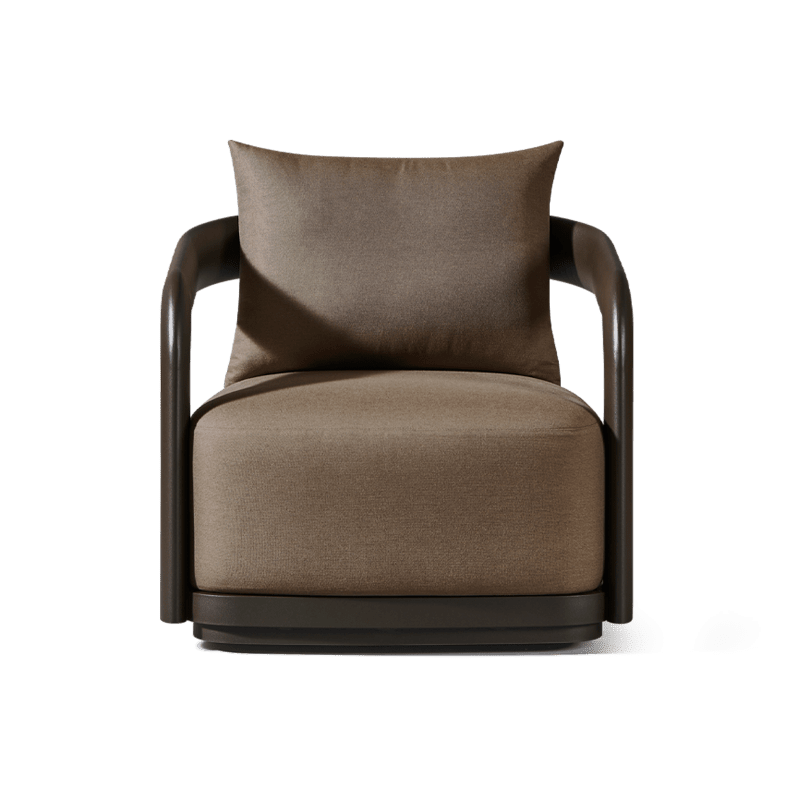 Chloe Aluminum Swivel Lounge Chair