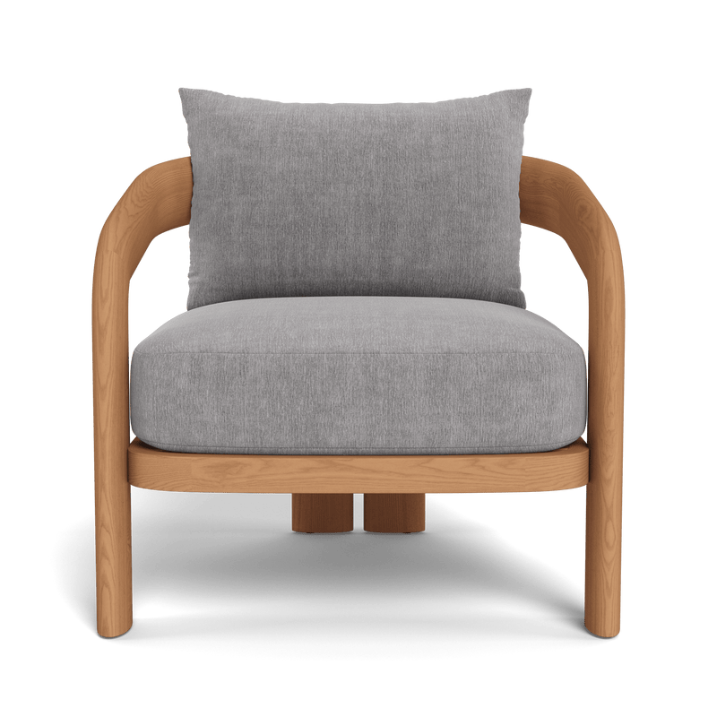 Chloe Lounge Chair | Teak Natural, Altona Dove,