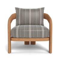 Chloe Lounge Chair | Teak Natural, Bateau Classic,